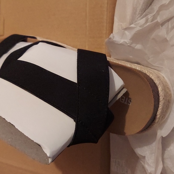 Steve Madden Girls Kimmie Little Kid Espadrilles Black 5 Medium (B M) Big Kid - Picture 7 of 7